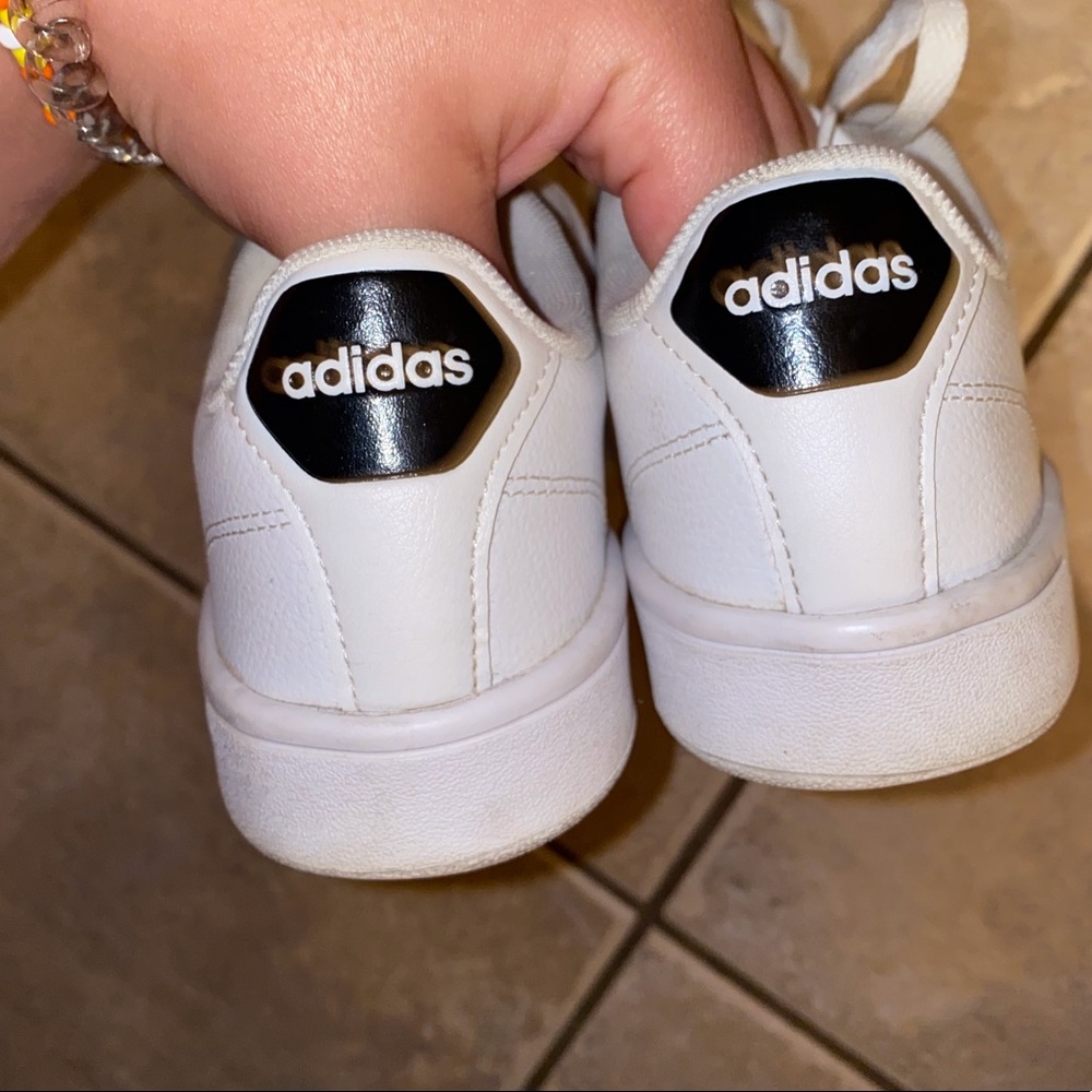 White Adidas sneakers